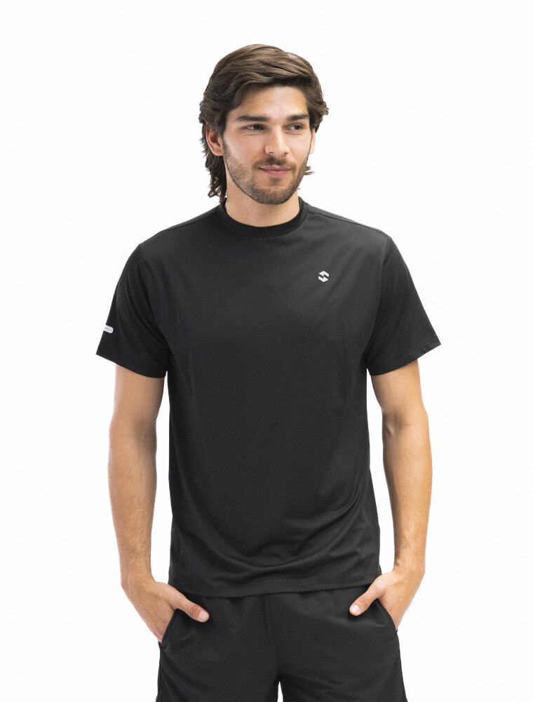 Remera Dry Fit Scandinavian Negro