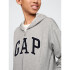 V-FRCH FT BAS HERITAGE LOGO FZ LIGHT HEATHER GREY B08