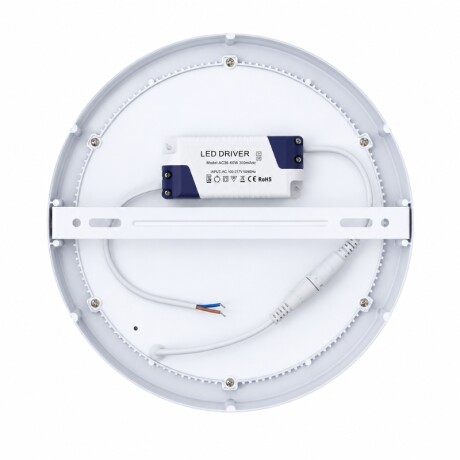 PLRA006 Panel LED Redondo de Adosar 6W Luz Cálida