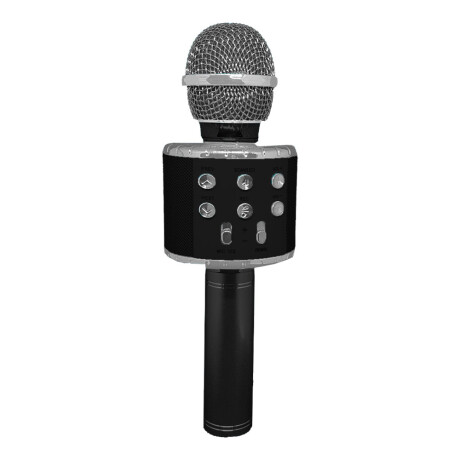 Microfóno Karaoke con Parlante Negro Karaoke NEGRO
