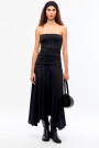 VESTIDO STRAPLESS AGNES Negro