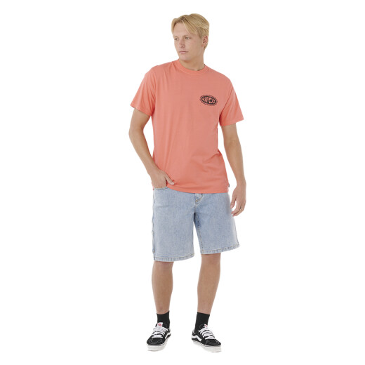 Remera Rip Curl Raw Energy De Oval Tee - Rosa Remera Rip Curl Raw Energy De Oval Tee - Rosa
