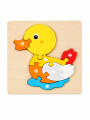 PUZZLE DE ENCASTRE PATO MULTICOLOR