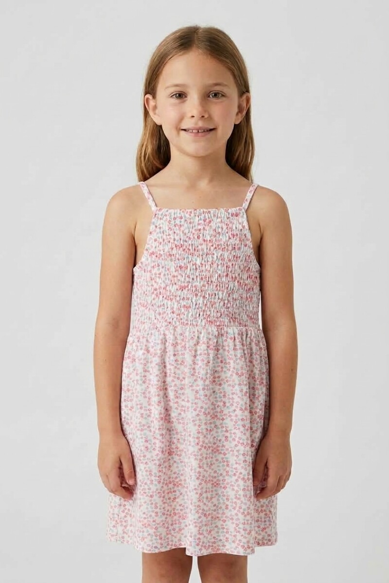 Vestido tirantes estampa floral ROSA