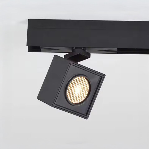 Spot LED para riel magnético cuadrado 12W 840 Lm 24° cálido IX4356