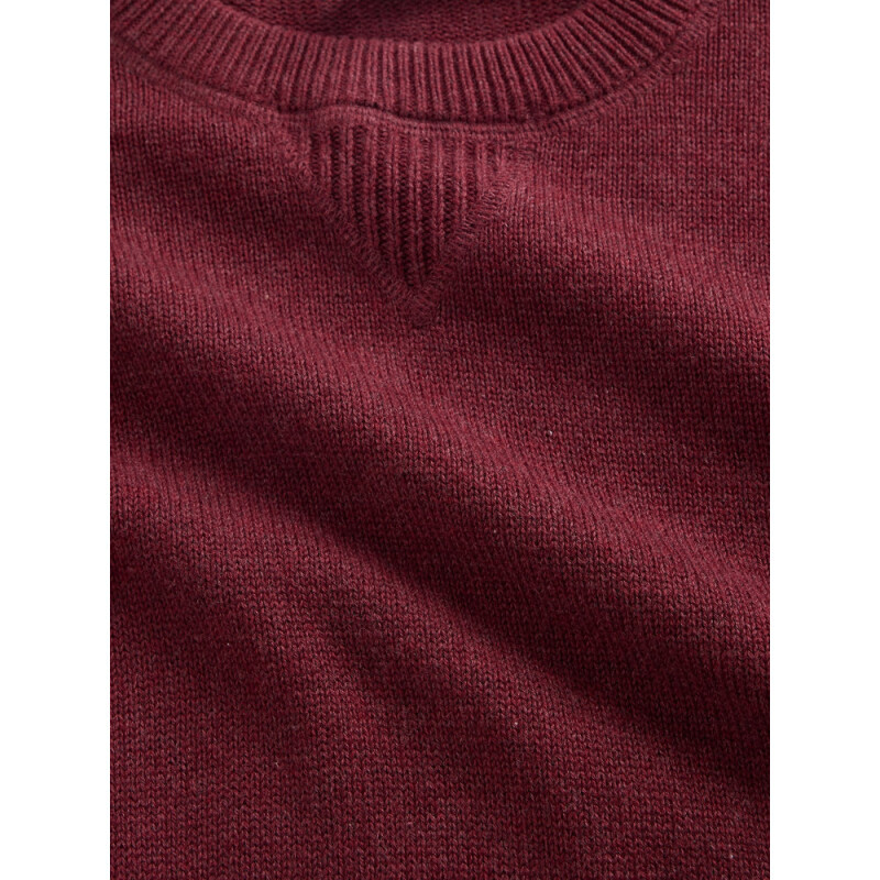 LS COTTON CREW RED DELICIOUS