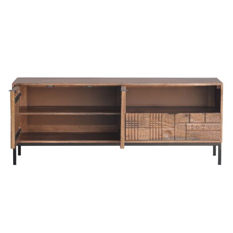 RACK PARA TV MADERA-DE-MANGO MARRON KANPUR CASTAÑO