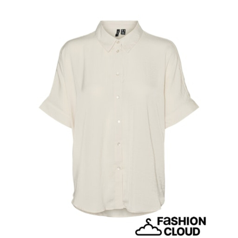 VMKATRINE SS OVERSIZED SHIRT WVN GA NOOS BIRCH
