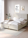 Cama cont Queen 160x200 GOLD C5 Dreamz sand-91 Cama cont Queen 160x200 GOLD C5 Dreamz sand-91