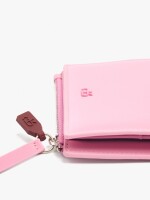 Cartera Con Textura Suave rosa