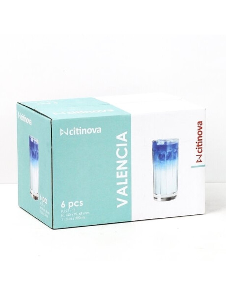 SET 6 VASOS TRAGO VALENCIA 320ML EN CAJA DE REGALO SET 6 VASOS TRAGO VALENCIA 320ML EN CAJA DE REGALO