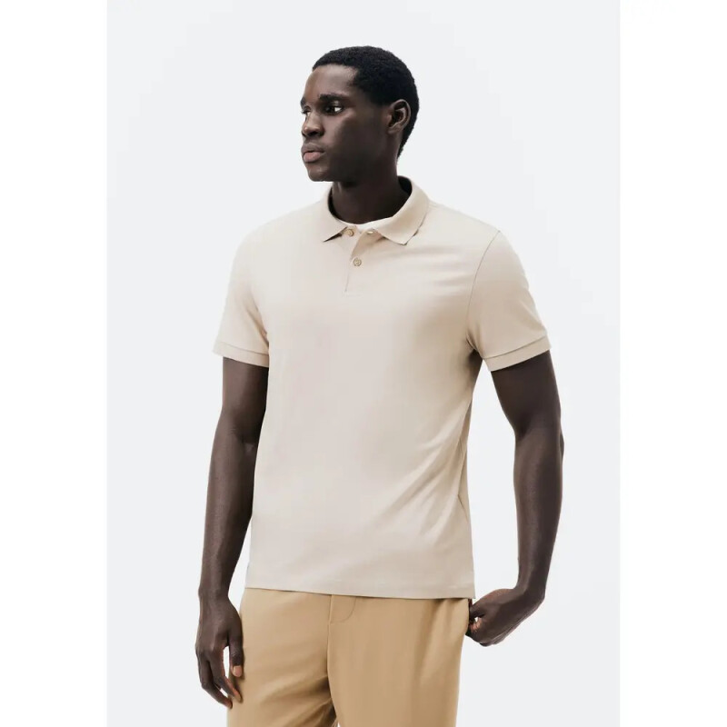 CAMISA POLO MM MASC MARROM CLARO