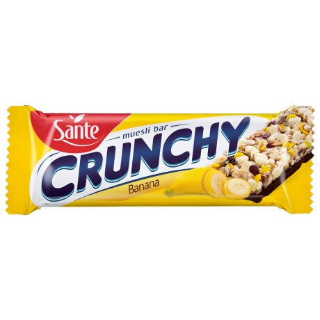 CEREAL BARRITA CRUNCHY BARRITA con plátano y cobertura de chocolate DISP 25