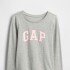 V-FRCH LS LOGO TEE HEATHER GREY