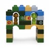 Mochila bloques mega blocks P&F dinosaurios