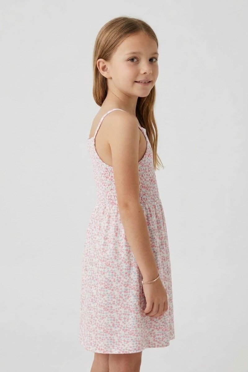 Vestido tirantes estampa floral ROSA