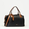 Cartera de mano Wind en nylon Negro