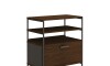 Mesa de Arrime 2 estantes - Sauder - Linea Radial Mesa de Arrime 2 estantes - Sauder - Linea Radial