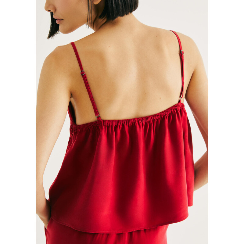 BLUSA SM FEM BORDÔ