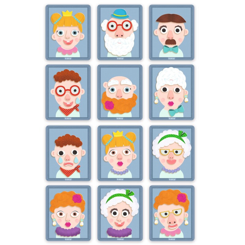 Juego Magnético Inzebox Caras Divertidas Djeco Juego Magnético Inzebox Caras Divertidas Djeco