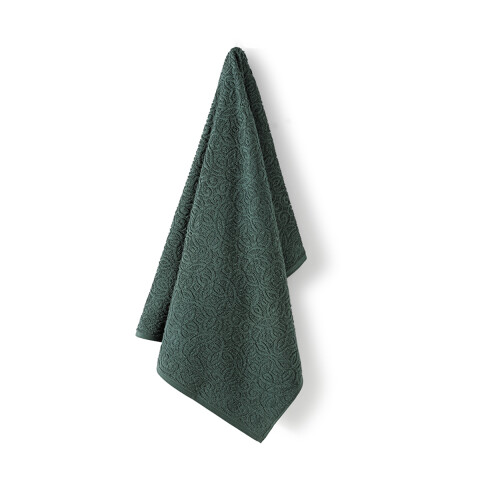 Toalla Mano Dohler Jacquard Provenza 50 x 90 cm 100% Algodón VERDE OSCURO