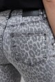Jean oxford Rita animal print gris