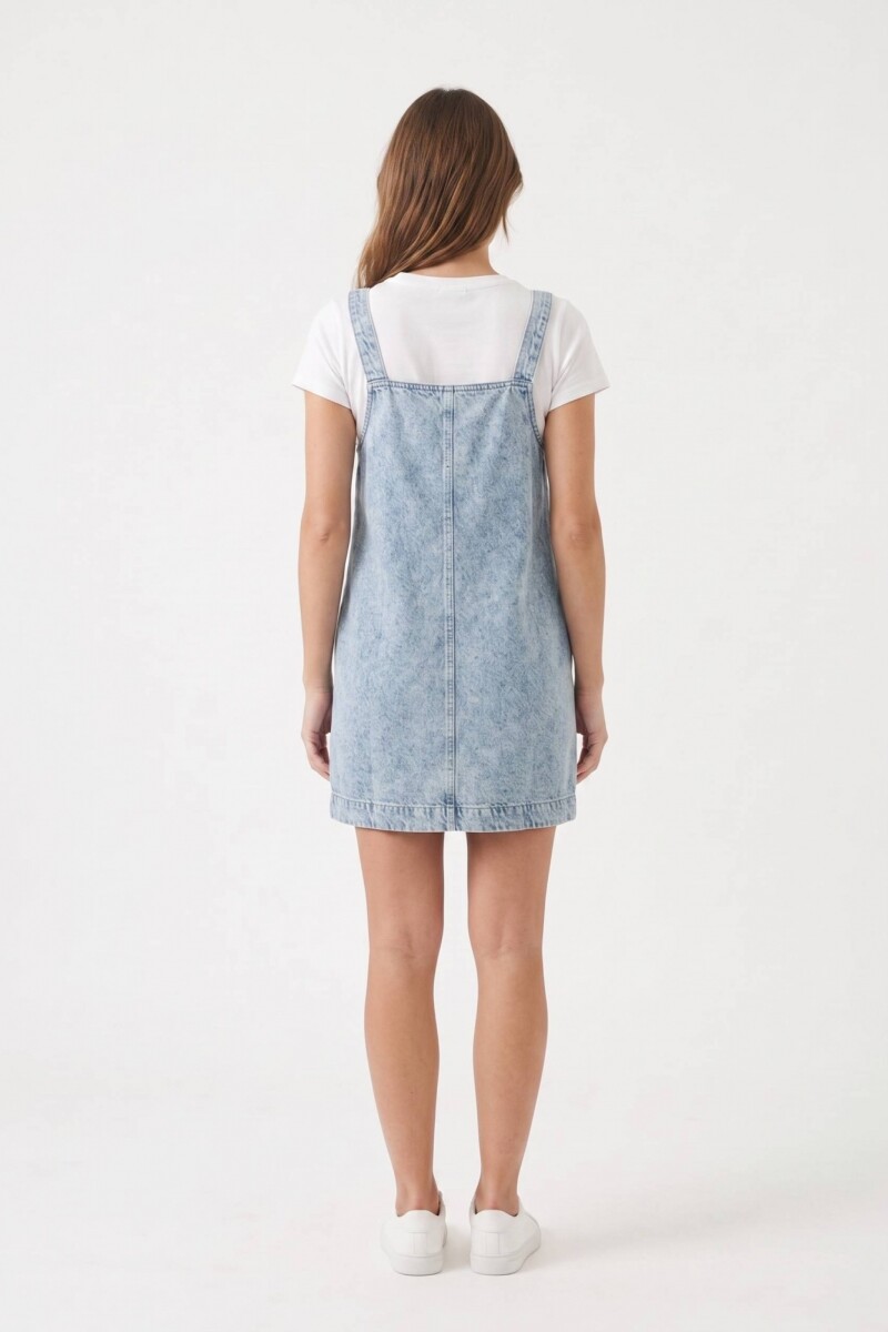 Vestido denim corto JEAN CLARO