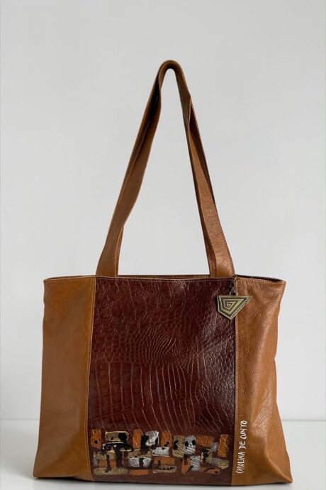Cartera TRIVA Multifunción Marrón Y Crocco Con Arte Linea Ottenta Basic Combinada Cartera TRIVA Multifunción Marrón Y Crocco Con Arte Linea Ottenta Basic Combinada