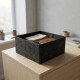 Organizador fieltro plegable 28x28x13cm GRIS