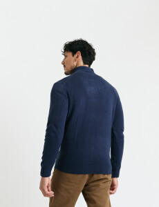 470415 REMERA HARRINGTON LABEL Azul Oscuro