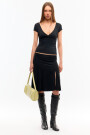 POLLERA MIDI AGNES Negro