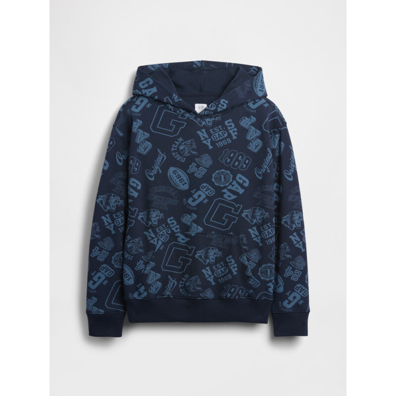 V-FRCH FT FALL LOGO PO - AOP PRINT TAPESTRY NAVY