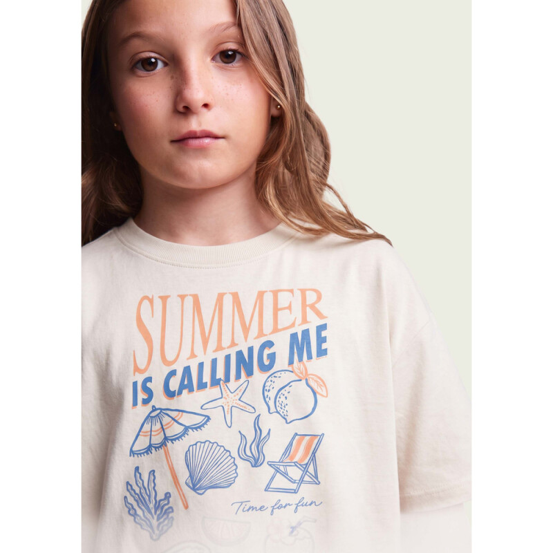 CAMISETA MM FEM OFF WHITE