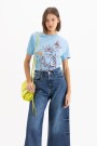 REMERA BUDA NEW YORK Celeste