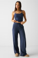 Top Reversible Whisper Crossover Mujer Deep Navy Heather