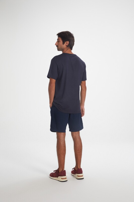 CAMISETA MM MASC AZUL OSCURO