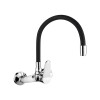 MONOCOMANDO PARED COCINA 15CMS PICO GOMA NEGRO RIMONTTI Monocomando Pared Cocina 15cms Pico Goma Negro Rimontti