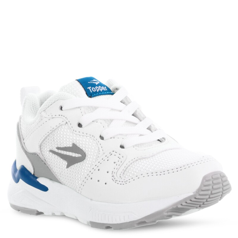 Championes Infantiles Topper Zurich II Kids Blanco - Gris