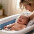 Bañito Plegable Cambiador Baño Con Sensor Temperatura Bañera Bebes Ducha Banito Imback Color Azul Bañito Plegable Cambiador Baño Con Sensor Temperatura Bañera Bebes Ducha Banito Imback Color Azul