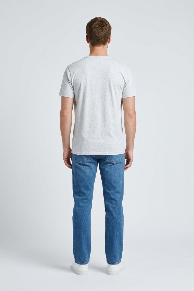 Camiseta estampada Ballena GRIS MELANGE