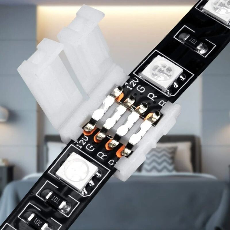 Conector Terminal Para Cinta Led Rgb 12v Conector Terminal Para Cinta LED RGB 12V