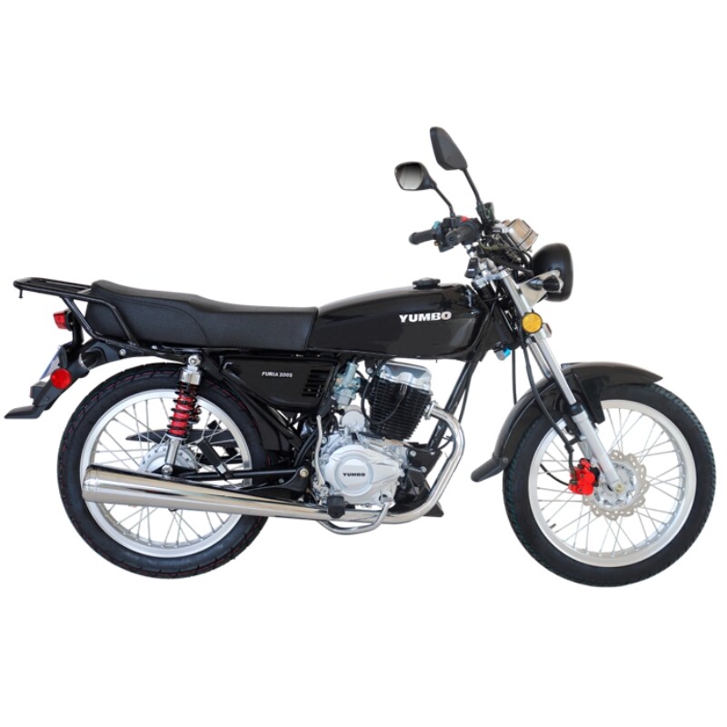 Moto Yumbo Calle Furia 200 S R/rayos Negro