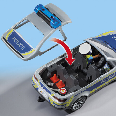 Coche Patrulla Policía con Luz Playmobil 24 Piezas U