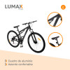 Bicicleta Montaña Doble Suspension R29 Freno Disco Negro