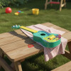 Ukelele Infantil Estampado Con Pua VERDE