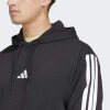Canguro Adidas French Terry 3 Rayas Essentials Negro
