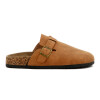 Zuecos Casual Mujer Darkness Camel