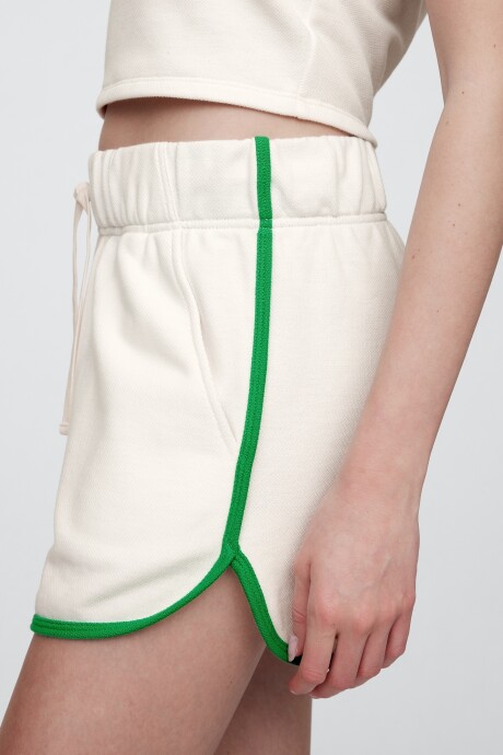 Short Pique Mujer Milk Stripe