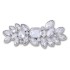 Jibbitz Silver leaf gem charm Multicolor
