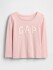 V-FRCH LS LOGO TEE PURE PINK